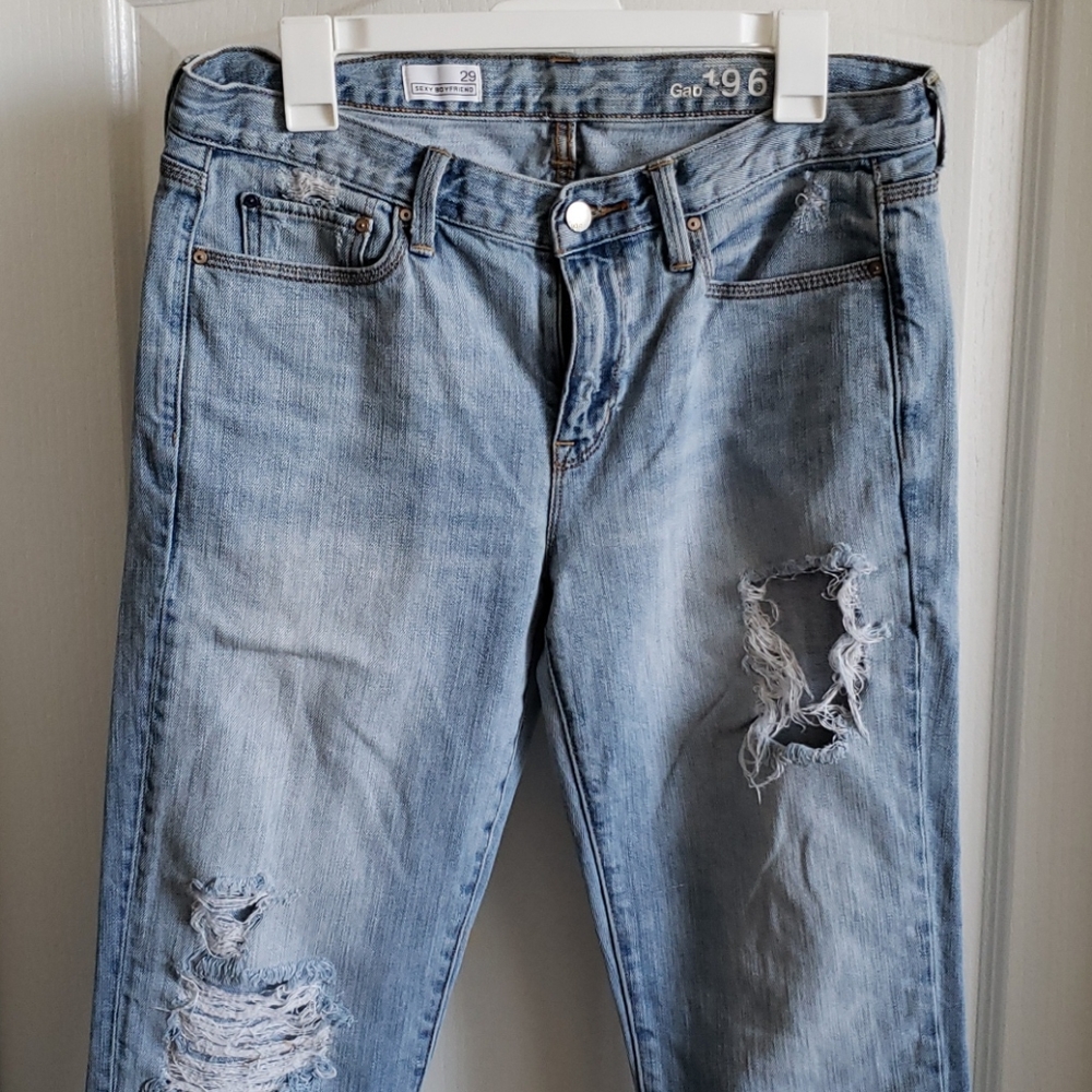 Gap Light Blue Sexy Boyfriend Jeans